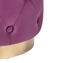 CARROLLTON - Poef - Paars - 40 Cm - Fluweel -VIDAXL Winkel 32aa18d50fe34251a8f113555437b399