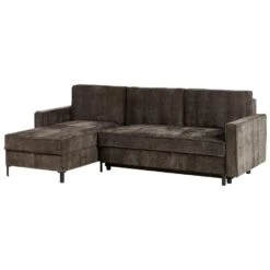 TEJN - Hoekslaapbank - Bruin - Rechtszijdig - Polyester -VIDAXL Winkel 3455554139d44e14b4b1f1d348c375ed