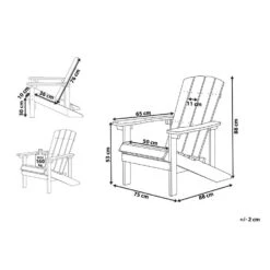 ADIRONDACK - Tuinstoel - Rood - Kunsthout -VIDAXL Winkel 34ab51e4b91e4834a23adee03ee9ed18