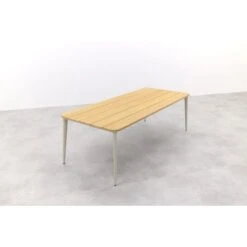 Vdgarde Premium Alaska Tuintafel - Teak/alu - Mokka- 240x100 Cm -VIDAXL Winkel 3597eb5460ec4ec48b2e0887038061f2