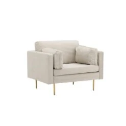 Svea - Sino Fauteuil - Ribstof - Lichtgrijs -VIDAXL Winkel 35ba2e14be724870927d7f2705715dda