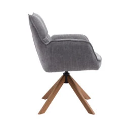 Eetkamerstoel Antraciet/Eikenhout - 59x65x86cm - Marilla - Set Van 2 -VIDAXL Winkel 36ef14e4e5b6455e8735f6fe65305ae1