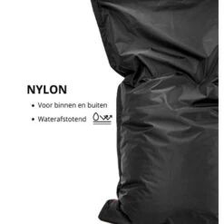 Bobbel Home - Zitzak Bella - Ruime Zitzakken - Kussen - Nylon - 100x150 Cm - -VIDAXL Winkel 37438034bd464086b833627a987c7fc6