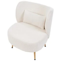 OTSBY II - Fauteuil - Off-white - Bouclé -VIDAXL Winkel 37e28a4a77b24b808c8a5a25e3ead82b