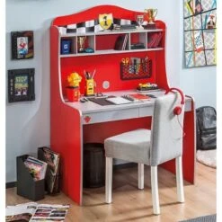 Race Cup - Autobureau - Jongenskamer - 68x103x151 Cm - Rood -VIDAXL Winkel 3823968090394af18eb1fac559c86f9a