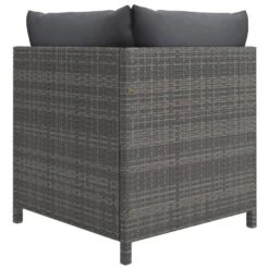 VidaXL - Hoekbank Sectioneel - Grijs - Poly Rattan - Met Kussens -VIDAXL Winkel 384848a0214148e59deac0e5283cc6b4