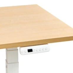 DESTINES - Elektr Bureau - Wit/Lichtbruin - 180 X 72 Cm - Vezelplaat -VIDAXL Winkel 391abc50207746889607ccde88a81db7