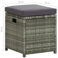 VidaXL - Tuinloungeset - Grijs - Poly Rattan - 6 Stuks - Met Kussens -VIDAXL Winkel 39570c5553bf4a468d3c321c0fc9c32b