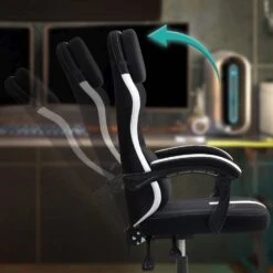 CLP Bureaustoel Miltona Zwart Frame - Stof - Zwart/wit 10 CLP Bureaustoel Miltona Zwart Frame - Stof - Zwart/wit -VIDAXL Winkel 3af3ff0d21de443896514b145b2bb61a