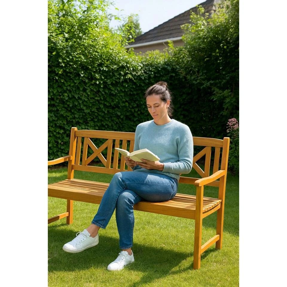 SenS-Line Tiago Tuinbank - 150 Cm - Acacia Hardhout 2 SenS-Line Tiago Tuinbank - 150 Cm - Acacia Hardhout - Afbeelding 2