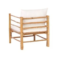 CERRETO - Loungeset 6-zits Hoekbank - Wit - Bamboehout -VIDAXL Winkel 3c6a46eb81404a91aaba07fcf4bd5d76 1