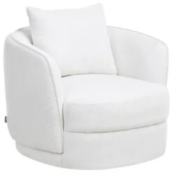 ANDALEN - Fauteuil - Gebroken Wit - Polyester -VIDAXL Winkel 3c81da7a05b0408b9db84dc0ff3b3bc6