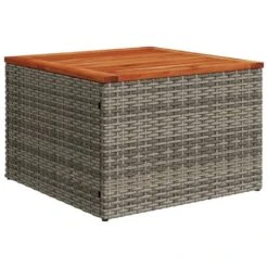 VidaXL Loungeset Voor 6 Personen Met Kussens - Hout Armsteun & Tuintafel - Grijs -VIDAXL Winkel 3cce5cf839454c33a476fc90aa8b40c9