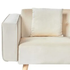 VADSO - Hoekslaapbank - Lichtbeige - Linkszijdig - Fluweel -VIDAXL Winkel 3d06f7eb2ac0495da79d699e7380efba