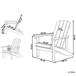 ADIRONDACK - Tuinstoel - Grijs - Kunsthout -VIDAXL Winkel 3d506bf85e264d988fa5674059056c7b