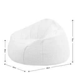 Icon Zitzak Sherpa - Fleece Zitzakfauteuil - Crème -VIDAXL Winkel 3d5b1d9cd5d8405b9e2f16efccbdb1e1