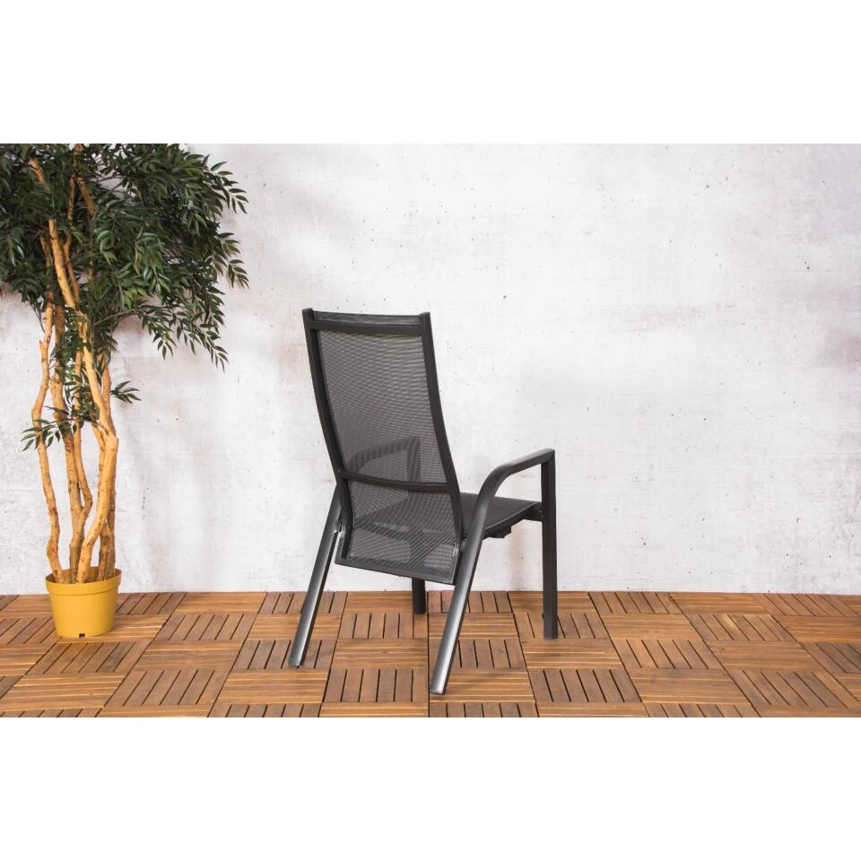 Sens-Line - Lucca Verstelbare Stapelstoel - Set Van 2 - 57x85x110 - Aluminium 4 Sens-Line - Lucca Verstelbare Stapelstoel - Set Van 2 - 57x85x110 - Aluminium - Afbeelding 4