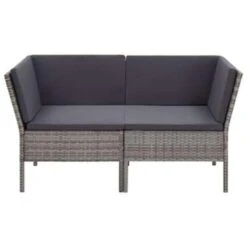 VidaXL 6-delige Loungeset Met Kussens Poly Rattan Grijs 57x69x67 Cm -VIDAXL Winkel 3eb492bb451a4129aa6649f4be8bdcbd