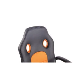 CLP Bureaustoel Elbing Zwart Frame - Kunstleer - Zwart/oranje 12 CLP Bureaustoel Elbing Zwart Frame - Kunstleer - Zwart/oranje -VIDAXL Winkel 3f05b1aabc4a410e85a6b57f23786ba1