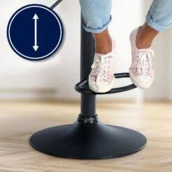 CLP Barkruk Laurel Zwart Frame - Stof - Grijs 10 CLP Barkruk Laurel Zwart Frame - Stof - Grijs -VIDAXL Winkel 3f3a6e3c3702434b90a9db074940ed44