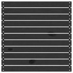 VidaXL - Tuinvoetenbank - Zwart - Grenenhout -VIDAXL Winkel 40959419543045568f04bad339bbe687