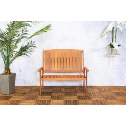 Merkloos Sens-Line - California Tuinbank - 120cm - Hout -VIDAXL Winkel 409f2d092f8048acbca7b251a9ea37c0