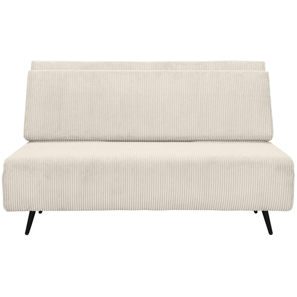 Mallory - Slaapbank 140 Cm In Crèmekleurige Stof 3 Mallory - Slaapbank 140 Cm In Crèmekleurige Stof - Afbeelding 3