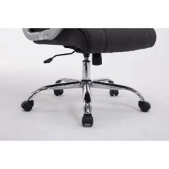 CLP Bureaustoel XL Apoll Chroom Frame - Stof - Donkergrijs -VIDAXL Winkel 40bca7562db24727a8d4352023870a03