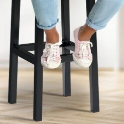 CLP Barkruk Taylor B85 Zwart Frame - Stof - Donkergrijs -VIDAXL Winkel 413f14c071a04fcb8bbe68f7f0479e6c