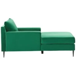GUERET - Chaise Longue - Groen - Symmetrisch - Fluweel -VIDAXL Winkel 41d7f9c36b204499a9a30d9723d81bec