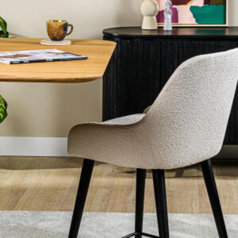 Hoyz Collection - Barkruk B320 Naturel - 52x50x93,5 3 Hoyz Collection - Barkruk B320 Naturel - 52x50x93,5 - Afbeelding 3