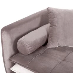 GONESSE - Chaise Longue - Bruin - Linkerzijde - Polyester -VIDAXL Winkel 42384a69b32a4aa697a2a4abc42c9d42
