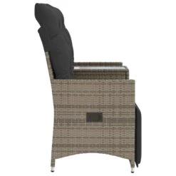 VidaXL - Tuinbank - Grijs - Poly Rattan -VIDAXL Winkel 4239802704fe4b69856c173c1d959125