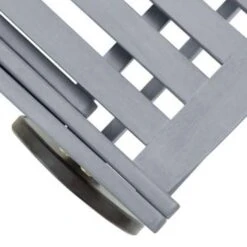 VidaXL Ligbed Massief Acaciahout Grijs -VIDAXL Winkel 42f2be86e2d246c59ff9173e3929c03d