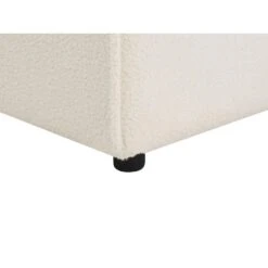 APRICA - Ottomaan - Wit - Bouclé -VIDAXL Winkel 438d0f8ae3164e98a0b804450ee0fd37