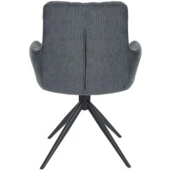 CLP Set Van 2 Eetkamerstoel Vilas Zwart Frame - Stof - Zwart -VIDAXL Winkel 43938893bdd842f9ad9c24f65c9091f4