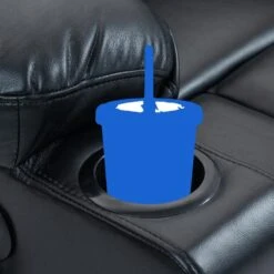 CLP Fauteuil Andover Zwart Frame - Kunstleer - Zwart -VIDAXL Winkel 4401a9c8f6284e7fb3fdf242635e4407