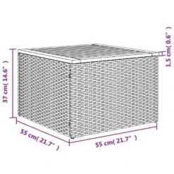 VidaXL 7-delige Loungeset Kussens - Hout Armsteun & Salontafel - Grijs -VIDAXL Winkel 44e7f98e31d6480aab8ebb5f886b87d9