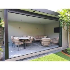 VDG Set Van 4 - Julia Dining Tuinstoel - Antraciet -VIDAXL Winkel 4573a77a884a40778d0b38c984895629