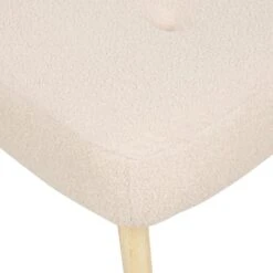 VEJLE II - Fauteuil Met Hocker - Beige - Bouclé -VIDAXL Winkel 4624df5787674633bc61eda52a21aecd