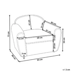 ELLEDE - Fauteuil - Lichtbruin - Bouclé 8 ELLEDE - Fauteuil - Lichtbruin - Bouclé -VIDAXL Winkel 47f68a037e0c4010853639c529c694f6