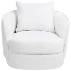 ANDALEN - Fauteuil - Gebroken Wit - Polyester -VIDAXL Winkel 484b5ae819834aee858fff570fdeab5c