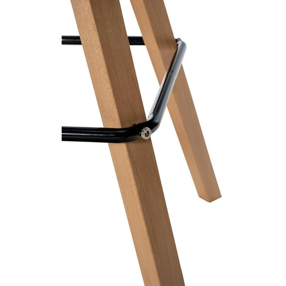 CLP Barkruk Corbin Natura Frame - Stof - Blauw 4 CLP Barkruk Corbin Natura Frame - Stof - Blauw - Afbeelding 4