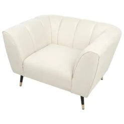 ORSTA - Fauteuil - Lichtbeige - Polyester -VIDAXL Winkel 494fc7bac33b410094f8864a28f98b28