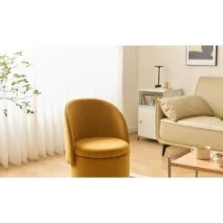 Poef Met Rugleuning En Opbergruimte In Geel Fluweel. -VIDAXL Winkel 495ce8fb191647dbb0e372cf8f503c68