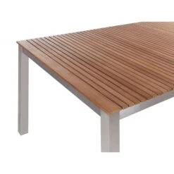 VIAREGGIO II - Tuintafel - Lichte Houtkleur - 90 X 200 Cm - Teakhout -VIDAXL Winkel 4aa24a22e5014cb4870357232afa79b7
