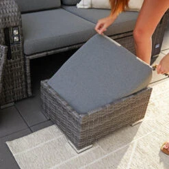 Merkloos HOME DELUXE Loungeset HOLBY Met Regenhoes -VIDAXL Winkel 4ac14fc530fc4ecf964a420b1ed02662