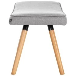 CLP Voetbank Garding Stof Zilverkleurig -VIDAXL Winkel 4b2f6c80c0b843acb728134a6ebf5004