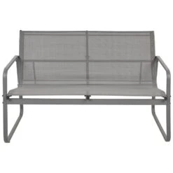 BARREA - Loungeset 4-zits - Grijs - Metaal 22 BARREA - Loungeset 4-zits - Grijs - Metaal -VIDAXL Winkel 4b66614488ab4607a70b071cabfb4e03