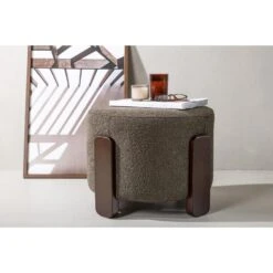 Svea - Nova Hocker - Boucle - Donkergrijs -VIDAXL Winkel 4bfc657c5fd048fab7946f796b9c18eb